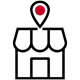 Icon of a store location