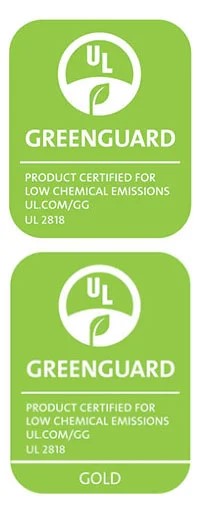 GREENGUARD labels for UL 2818